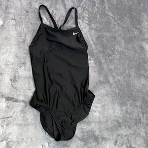 Nike black women's one piece swim suit size 6